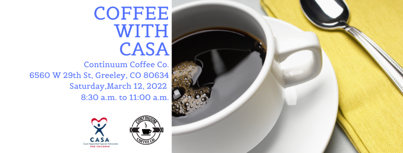 March 12- Coffee with CASA at Continuum Coffee
