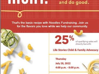 July 28 – Noodles Fundraiser Night